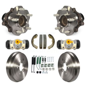 Rear Wheel Cylinders & Drum Shoes Hub Bearing Kit (8Pc) For Nissan NV200 Chevrolet City K7D-101315