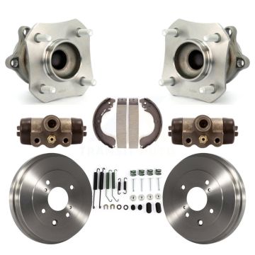 Rear Wheel Cylinders And Drum & Shoes Hub Bearing Assembly Kit (8Pc) For Nissan Sentra K7D-101318