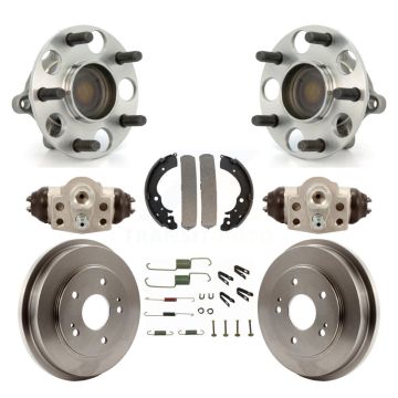 Rear Wheel Cylinders And Drum & Shoes Hub Bearing Assembly Kit (8Pc) For Honda Civic GX K7D-101333