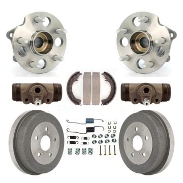 Rear Wheel Cylinders And Drum & Shoes Hub Bearing Assembly Kit (8Pc) For Toyota RAV4 K7D-101338