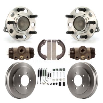 Rear Wheel Cylinders & Drum Shoes Hub Bearing Kit (8Pc) For Jeep Patriot Compass Dodge K7D-101339