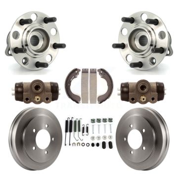 Rear Wheel Cylinders & Drum Shoes Hub Bearing Kit (8Pc) For Jeep Patriot Compass Dodge K7D-101340