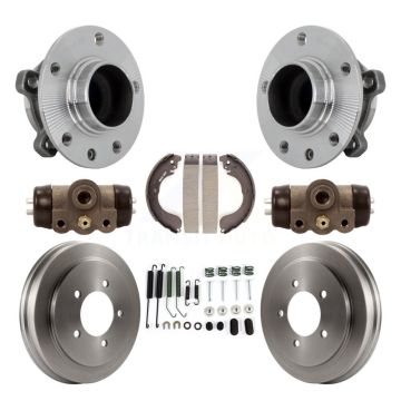 Rear Wheel Cylinders And Drum & Shoes Hub Bearing Assembly Kit (8Pc) For Jeep Compass K7D-101341