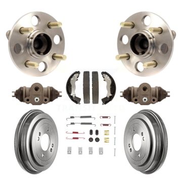 Rear Wheel Cylinders & Drum Shoes Hub Bearing Kit (8Pc) For Hyundai Accent Kia Rio Rio5 K7D-101351