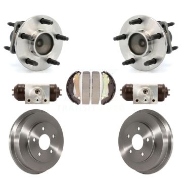 Rear Wheel Cylinders & Drum Shoes Hub Bearing Kit For 2009 Chevrolet HHR With 13-H7326 K7D-101407