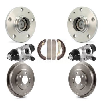 Rear Wheel Cylinders And Drum & Shoes Hub Bearing Kit For Volkswagen Jetta Beetle K7D-101413