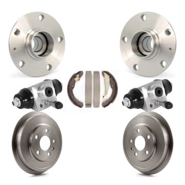 Rear Wheel Cylinders And Drum & Shoes Hub Bearing Kit For Volkswagen Jetta Beetle K7D-101414