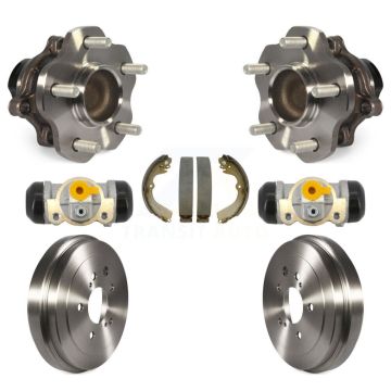 Rear Wheel Cylinders Drum & Shoes Hub Bearing Kit For Nissan NV200 Chevrolet City Express K7D-101417
