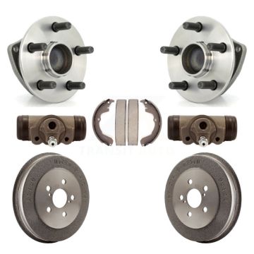 Rear Wheel Cylinders And Drum & Shoes Hub Bearing Kit For Pontiac Vibe Toyota Matrix K7D-101419