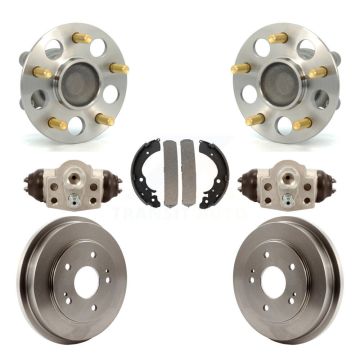 Rear Wheel Cylinders And Drum & Shoes Hub Bearing Assembly Kit For Honda Civic K7D-101421