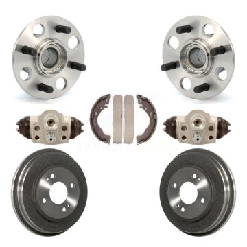 Rear Wheel Cylinders And Drum & Shoes Hub Bearing Assembly Kit For Honda Fit Insight K7D-101423