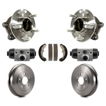 Rear Wheel Cylinders And Drum & Shoes Hub Bearing Kit For Ford Focus With Parking Assist K7D-101428