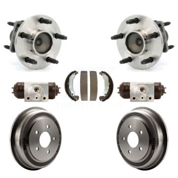 Rear Wheel Cylinders And Drum & Shoes Hub Bearing Kit For Chevrolet Cobalt Pontiac G5 HHR K7D-101442