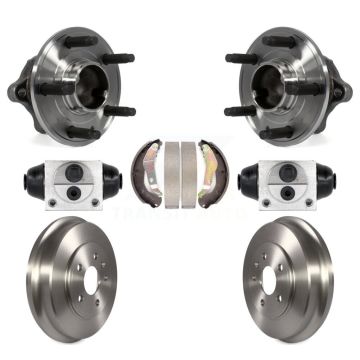 Rear Wheel Cylinders And Drum & Shoes Hub Bearing Kit For 2012-2015 Chevrolet Sonic K7D-101445