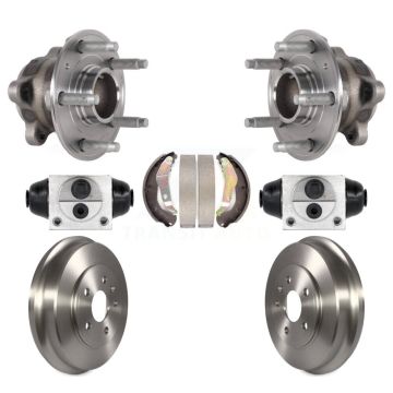 Rear Wheel Cylinders And Drum & Shoes Hub Bearing Kit For 2016-2017 Chevrolet Sonic K7D-101446