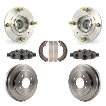 Rear Wheel Cylinders And Drum & Shoes Hub Bearing Assembly Kit For Mitsubishi Lancer K7D-101455