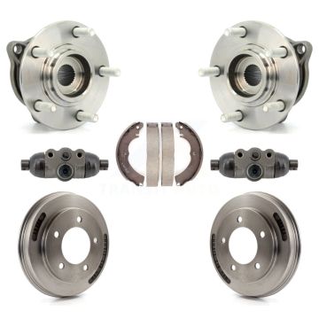 Rear Wheel Cylinders And Drum & Shoes Hub Bearing Assembly Kit For Mitsubishi Lancer K7D-101460