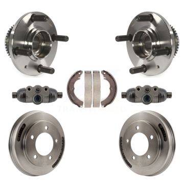 Rear Wheel Cylinders And Drum & Shoes Hub Bearing Kit For 2007 Mitsubishi Lancer ES K7D-101461