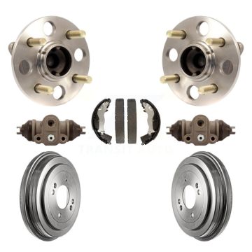 Rear Wheel Cylinders Drum & Shoes Hub Bearing Kit For Hyundai Accent Kia Rio Rio5 Non-ABS K7D-101462