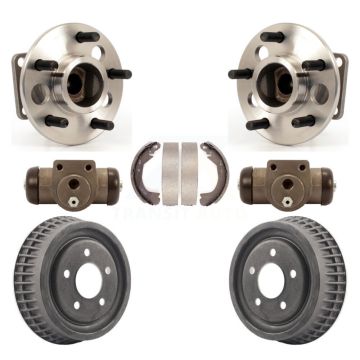 Rear Wheel Cylinders & Drum Shoes Hub Bearing Kit For Pontiac Montana Chevrolet Venture K7D-101466