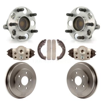 Rear Wheel Cylinders And Drum & Shoes Hub Bearing Assembly Kit For 2011 Honda Civic GX K7D-101473