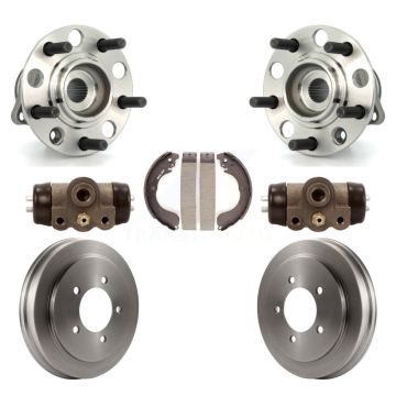 Rear Wheel Cylinders Drum & Shoes Hub Bearing Kit For Jeep Patriot Compass Dodge Caliber K7D-101479