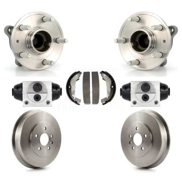 Rear Wheel Cylinders And Drum & Shoes Hub Bearing Kit For 2011-2012 Chevrolet Cruze K7D-101492