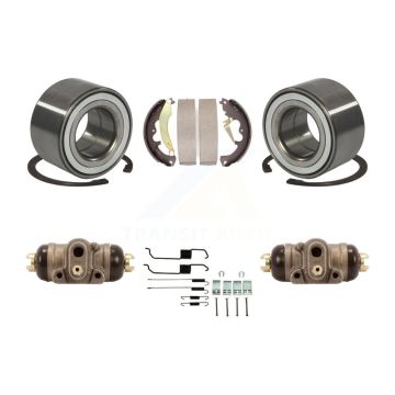 Rear Wheel Cylinders Drum Shoes Hardware Bearing Kit For 2007 Ford Escape Mercury Mariner K7D-101513