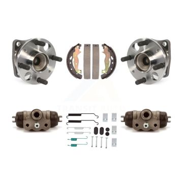 Rear Wheel Cylinders And Drum Shoes Hub Bearing Assembly Kit For 2011-2014 Mazda 2 K7D-101516