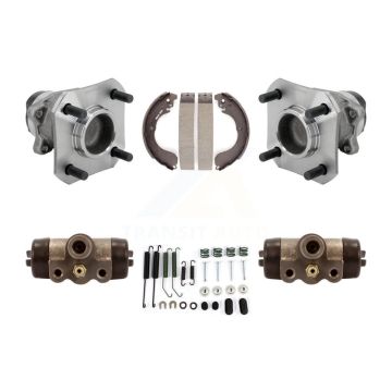 Rear Wheel Cylinders And Drum Shoes Hub Bearing Assembly Kit For 2009-2014 Nissan Cube K7D-101517