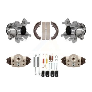Rear Wheel Cylinders And Drum Shoes Hub Bearing Assembly Kit For 2015-2019 Honda Fit K7D-101518