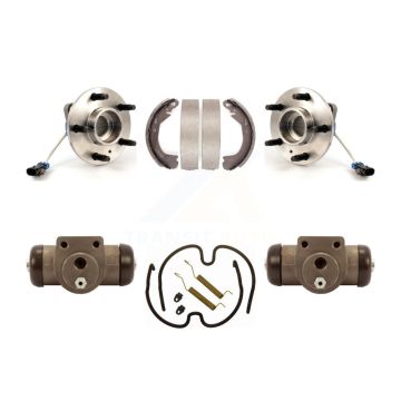 Rear Wheel Cylinders Drum Shoes Hub Bearing Kit For Pontiac Montana Chevrolet Venture AWD K7D-101532