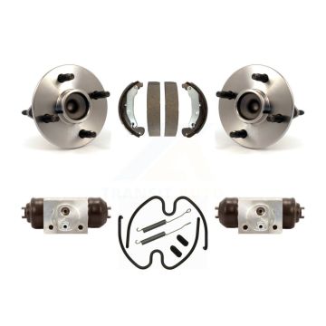 Rear Wheel Cylinders & Drum Shoes Hub Bearing Kit For Chevrolet Cobalt Pontiac G5 Saturn K7D-101537