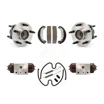 Rear Wheel Cylinders & Drum Shoes Hub Bearing Kit For Chevrolet Cobalt Pontiac G5 Saturn K7D-101538