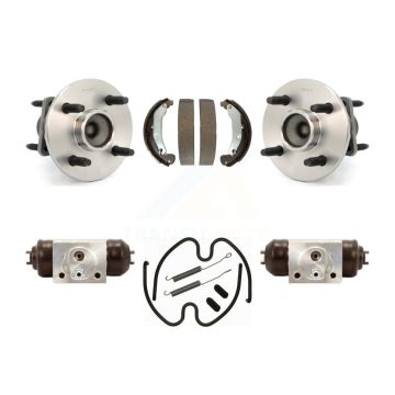 Rear Wheel Cylinders & Drum Shoes Hub Bearing Kit For Chevrolet Cobalt Pontiac G5 Saturn K7D-101539