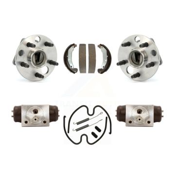 Rear Wheel Cylinders & Drum Shoes Hub Bearing Kit For Pontiac Sunfire Chevrolet Cavalier K7D-101552