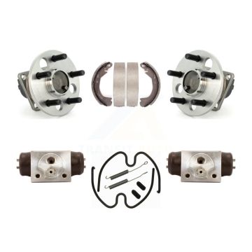 Rear Wheel Cylinders & Drum Shoes Hub Bearing Kit For 2003 Chevrolet Cavalier 4-Wheel ABS K7D-101553