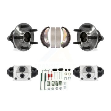 Rear Wheel Cylinders And Drum Shoes Hub Bearing Kit For 2012-2015 Chevrolet Sonic K7D-101560