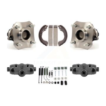 Rear Wheel Cylinders And Drum Shoes Hub Bearing Kit For 2008 Nissan Versa 4-Wheel ABS K7D-101565