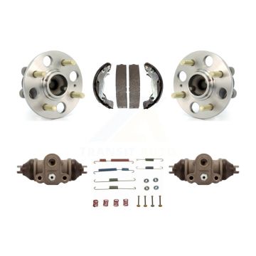 Rear Wheel Cylinders And Drum Shoes Hub Bearing Kit For 2006 Hyundai Accent 4-Wheel ABS K7D-101577