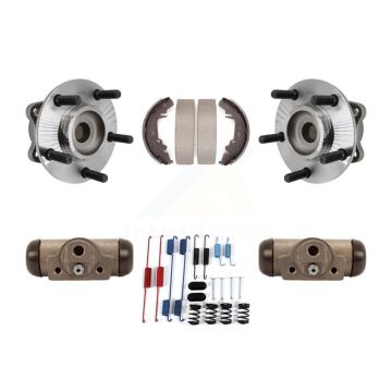 Rear Wheel Cylinders & Drum Shoes Hub Bearing Kit For Dodge Caravan Grand Chrysler Town K7D-101590