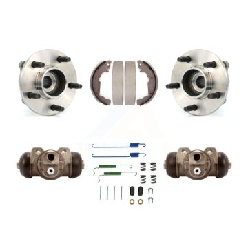 Rear Wheel Cylinders Drum Shoes Hub Bearing Kit For Saturn Vue Pontiac Torrent Chevrolet K7D-101594