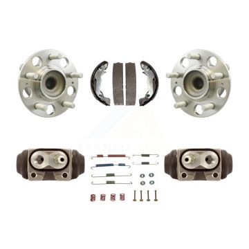 Rear Wheel Cylinders And Drum Shoes Hub Bearing Kit For 2008-2010 Hyundai Elantra Non-ABS K7D-101597