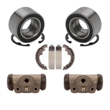 Rear Wheel Cylinders & Drum Shoes Bearing Kit For 01-02 Ford Ranger With 9" Diameter K7D-101611