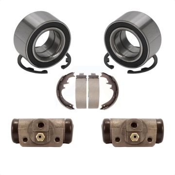 Rear Wheel Cylinders Drum Shoes Bearing Kit For 98-02 Ford Ranger With 10" Diameter K7D-101612