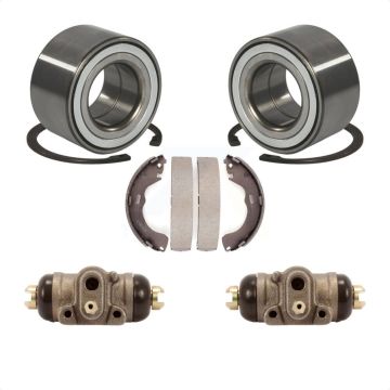 Rear Wheel Cylinders Drum Shoes Bearing Kit For Ford Escape Mazda Tribute Mercury Mariner K7D-101621