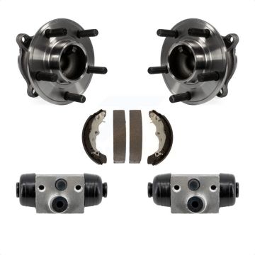 Rear Wheel Cylinders Drum Shoes Hub Bearing Kit For Ford Focus Without Active Park Assist K7D-101629