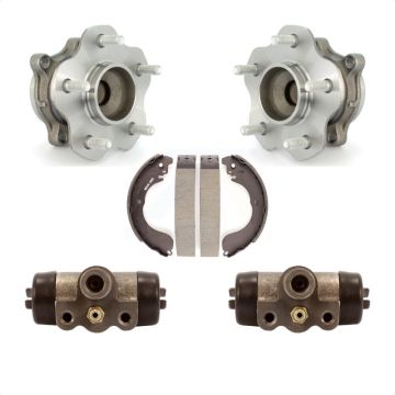 Rear Wheel Cylinders And Drum Shoes Hub Bearing Kit For 2007-2012 Nissan Sentra 2.5L K7D-101648