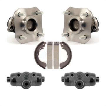 Rear Wheel Cylinders And Drum Shoes Hub Bearing Kit For 2008 Nissan Versa 4-Wheel ABS K7D-101652