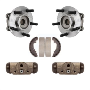 Rear Wheel Cylinders & Drum Shoes Hub Bearing Kit For Dodge Caravan Grand Chrysler Town K7D-101655